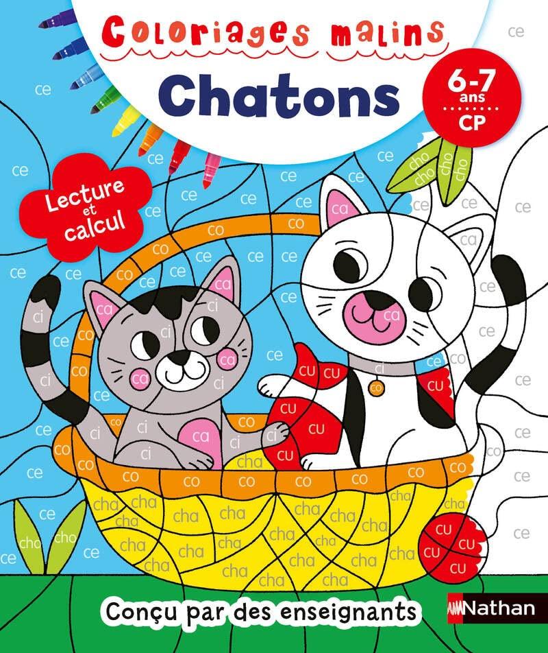 Les chatons : lecture et calcul, 6-7 ans, CP