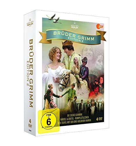 Brüder Grimm Edition: Die schönsten Märchen der Brüder Grimm aus der Reihe Märchenperlen: DIE SECHS SCHWÄNE, HÄNSEL & GRETEL, RUMPELSTILZCHEN und DER TEUFEL MIT DEN DREI GOLDENEN HAAREN [4 DVDs]