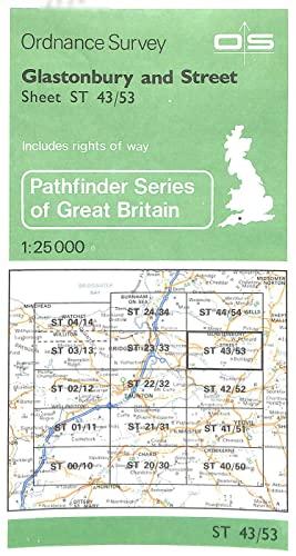 Glastonbury and Street (Sheet 1238 (ST43/53)) (Pathfinder maps, Band 1238)