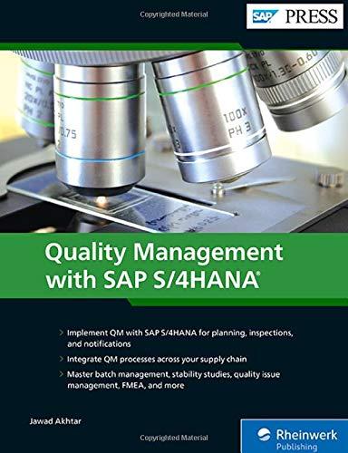 Quality Management with SAP S/4HANA (SAP PRESS: englisch)