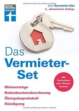 Das Vermieter-Set: Für private Vermieter - Rechtsverbindliche Formulare von Anfang bis zur Beendigung des Mietverhältnisses - Mit Formularen & Ausfüllhilfen | Von Stiftung Warentest