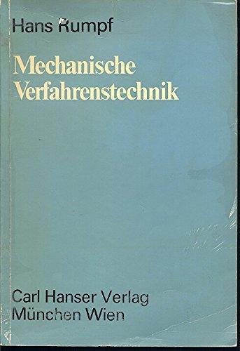 Mechanische Verfahrenstechnik. ( Monographie aus: Chemische Technologie, 7)