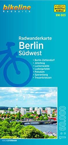 Radwanderkarte Berlin Südwest (RW-B03): Berlin-Zehlendorf – Jüterbog – Luckenwalde – Ludwigsfelde – Potsdam – Treuenbrietzen, 1:60.000, ... mit UTM-Netz (bikeline Radwanderkarte)