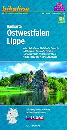 Bikeline Radkarte Ostwestfalen, Lippe 1:75 000