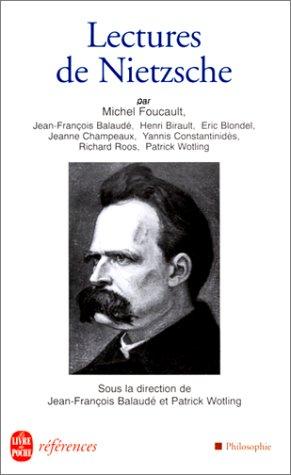 Lectures de Nietzsche