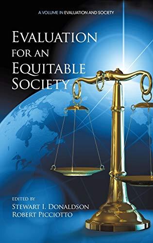 Evaluation for an Equitable Society (Evaluation and Society)