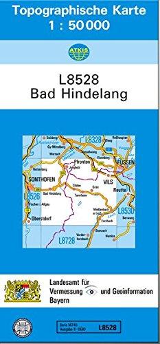 TK50 L8528 Bad Hindelang: Topographische Karte 1:50000 (TK50 Topographische Karte 1:50000 Bayern)