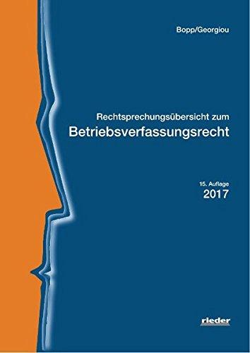 Rechtsprechungsübersicht zum BetrVR