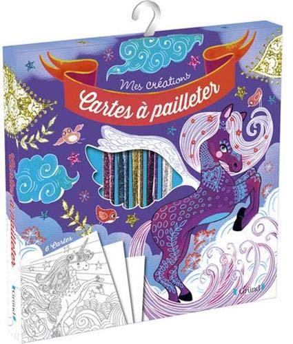 Chevaux magiques : cartes à pailleter