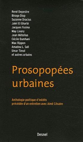 Prosopopées urbaines : anthologie poétique d'inédits