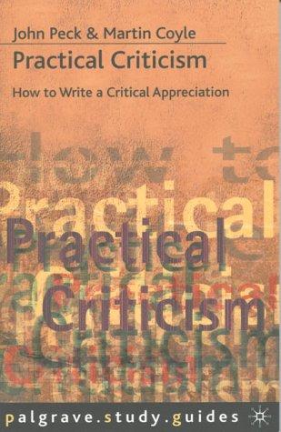 Practical Criticism (Palgrave Study Guides)