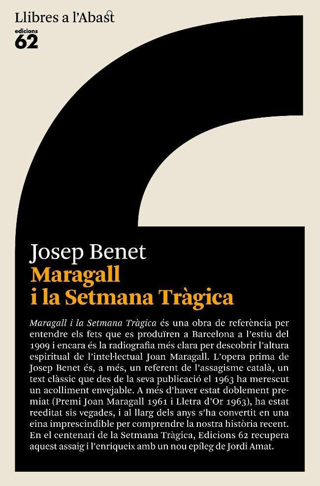 Maragall i la Setmana Tràgica (Llibres a l'Abast)