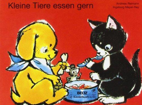 Kleine Tiere essen gern: Vierfarbiges Pappbilderbuch