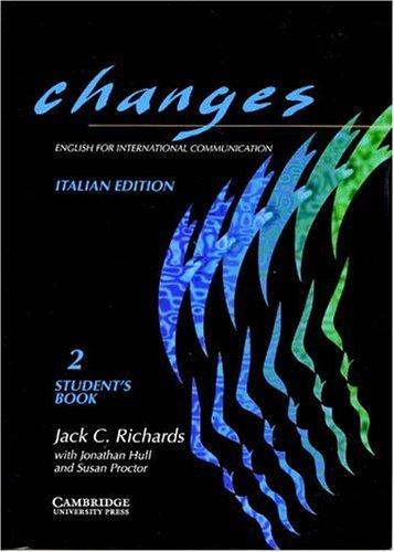 Changes 2 Student's Book Italian Edition: English for International Communication