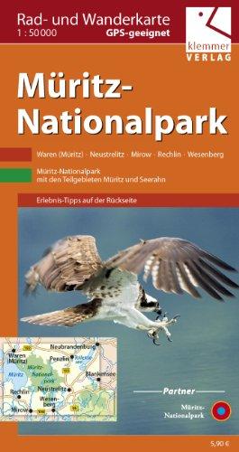 Rad- und Wanderkarte Müritz-Nationalpark: Maßstab 1:50.000, GPS-geeignet, Erlebnis-Tipps auf der Rückseite