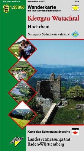 Klettgau Wutachtal - Wanderkarte: Hochrhein. 1:35000