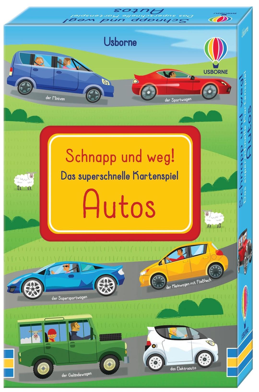 Schnapp und weg! Das superschnelle Kartenspiel: Autos: Kartenspiel-Set mit Autos - trainiert das Reaktionsvermögen - ab 3 Jahren