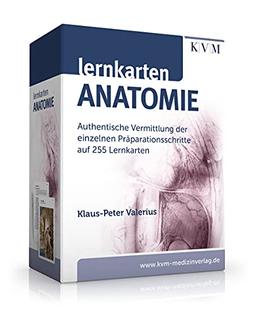 Lernkarten Anatomie: Authentische Vermittlung der einzelnen Präparationsschritte auf 255 Lernkarten