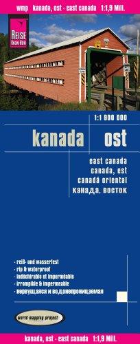 Reise Know-How Landkarte Kanada Ost (1:1.900.000): world mapping project: GPS-tauglich, mit Gradnetz. HÃ¶henlinien und HÃ¶henschichten-Relief. Klassifiziertes StraÃennetz