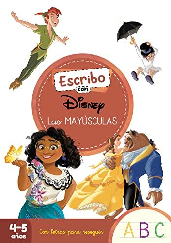 Escribo con Disney. Las mayúsculas (4-5 años) (Disney. Primeros aprendizajes): Con letras para reseguir (Aprendo con Disney)