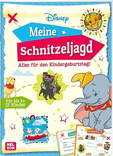 Disney Klassiker: Meine Schnitzeljagd: Alles für den Kindergeburtstag! | Einladungen, Rätsel und Urkunden für bis zu 12 Kinder (ab 3 Jahren)