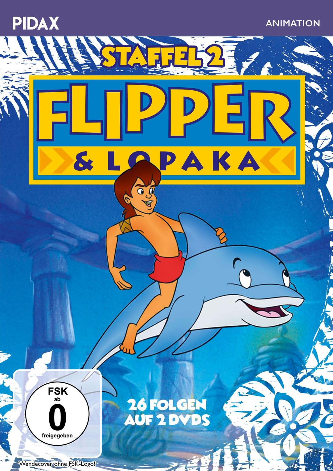 Flipper & Lopaka, Staffel 2 / Weitere 26 Folgen der Zeichentrickserie über den allseits beliebten Delfin (Pidax Animation) [2 DVDs]