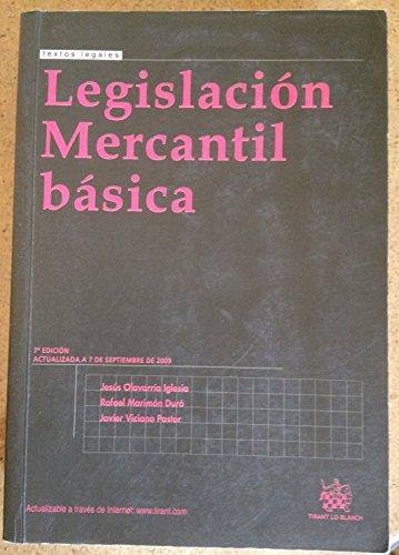 Legislación mercantil básica 7ª Ed. 2009