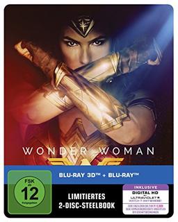 Wonder Woman Steelbook (exklusiv bei Amazon.de) [3D Blu-ray] [Limited Edition]