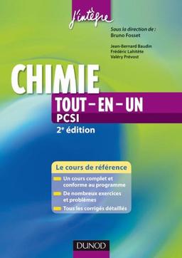 Chimie tout-en-un PCSI : cours et exercices corrigés