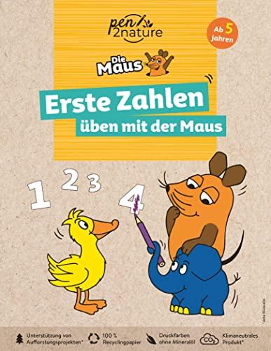 Erste Zahlen üben mit der Maus: Für Kinder ab 5 Jahren | 100 % Recyclingpapier – klimaneutrale Produktion – unterstützt Aufforstungsprojekte (pen2nature kids)