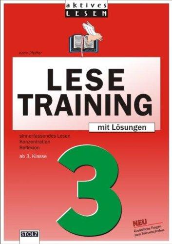 Lustiges Lesetraining, neue Rechtschreibung, Ab 3. Klasse