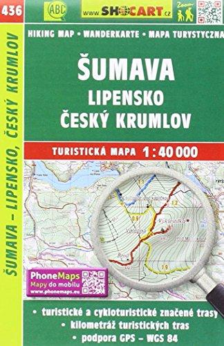 Wanderkarte Tschechien Sumava - Lipensko, Cesky Krumlov 1 : 40 000: Turisticke Mapy Cesko