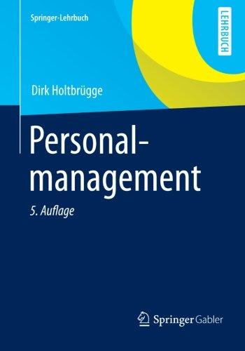 Personalmanagement (Springer-Lehrbuch) (German Edition)