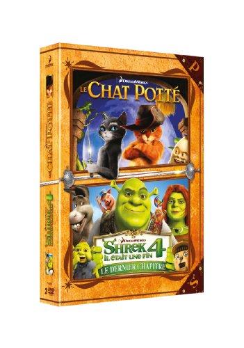 Coffret : le chat potté ; shrek 4, il était une fin [FR Import]