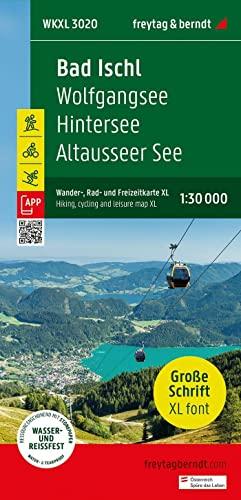 Bad Ischl, Wander-, Rad- und Freizeitkarte 1:30.000, freytag & berndt, WKXL 3020: Wolfgangsee - Hintersee - Altausseer See, XL-ZOOM, mit Infoguide, ... (freytag & berndt Wander-Rad-Freizeitkarten)