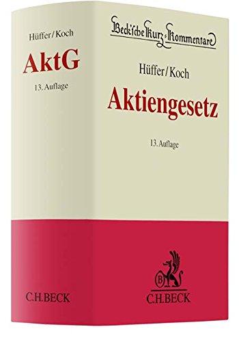 Aktiengesetz (Beck'sche Kurz-Kommentare, Band 53)