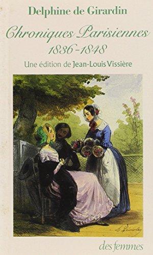 Chroniques parisiennes : 1836-1848