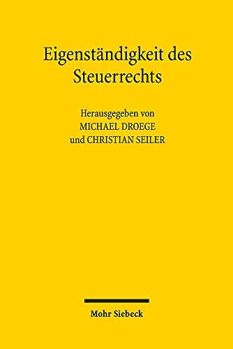 Eigenständigkeit des Steuerrechts