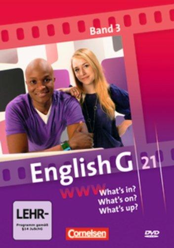 English G 21, Ausgabe A, B und D, Bd.3 : 7. Schuljahr - What's in? What's on? What's up?, 1 DVD