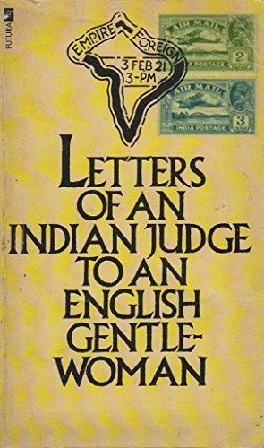 Letters of an Indian Judge to an English Gentlewoman