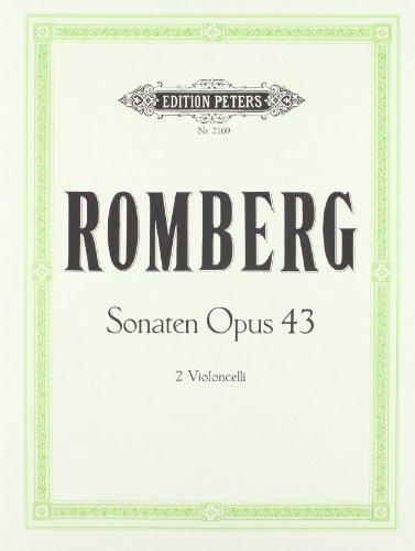 Sonaten op. 43 Nr. 1-3: für 2 Violoncelli