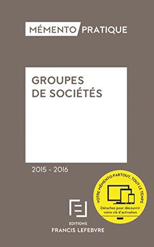 Groupes de sociétés, 2015-2016