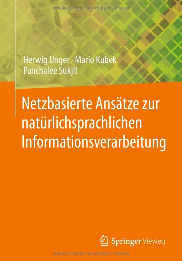 Netzbasierte Ansätze zur natürlichsprachlichen Informationsverarbeitung