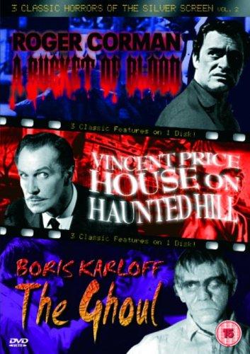 3 Classic Horrors Of The Silver Screen - Vol. 2 - A Bucket Of Blood / House On Haunted Hill / The Ghoul [DVD] [UK Import]