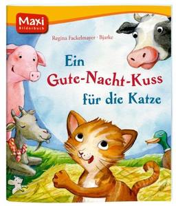 Ein Gute-Nacht-Kuss für die Katze