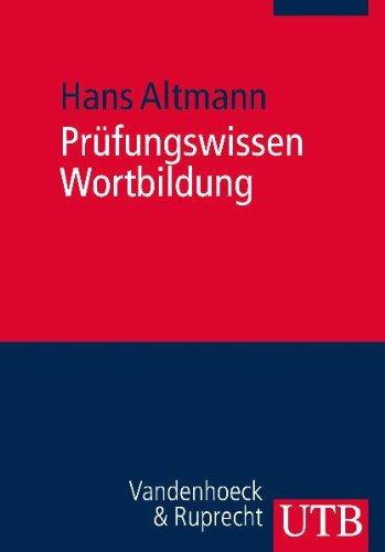 Prüfungswissen Wortbildung