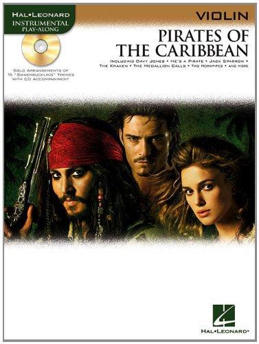 Klaus Badelt Pirates Of The Caribbean (Violin) Vln Book/Cd (Hal Leonard Instrumental Play-Along)