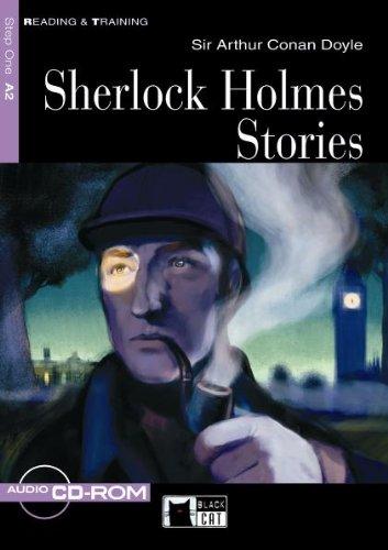 Sherlock Holmes Stories - Buch mit Audio-CD-ROM: Reading & Training. Beginner Step 1 (Black Cat Reading & Training - Step 1)