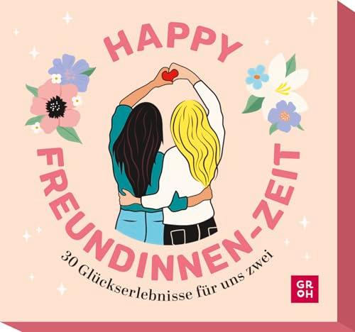 Happy Freundinnen-Zeit: 30 Glückserlebnisse für uns zwei | Kartenbox mit Ideen für gemeinsame Aktivitäten | Schönes Geschenk für die beste Freundin