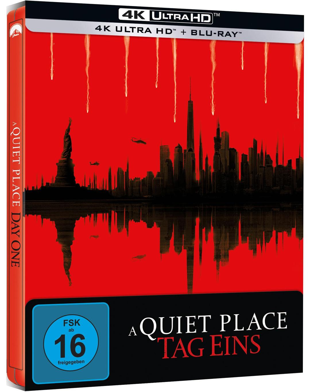 A Quiet Place: Tag Eins limited Steelbook (4K UHD + Blu-ray) exklusiv bei Amazon.de